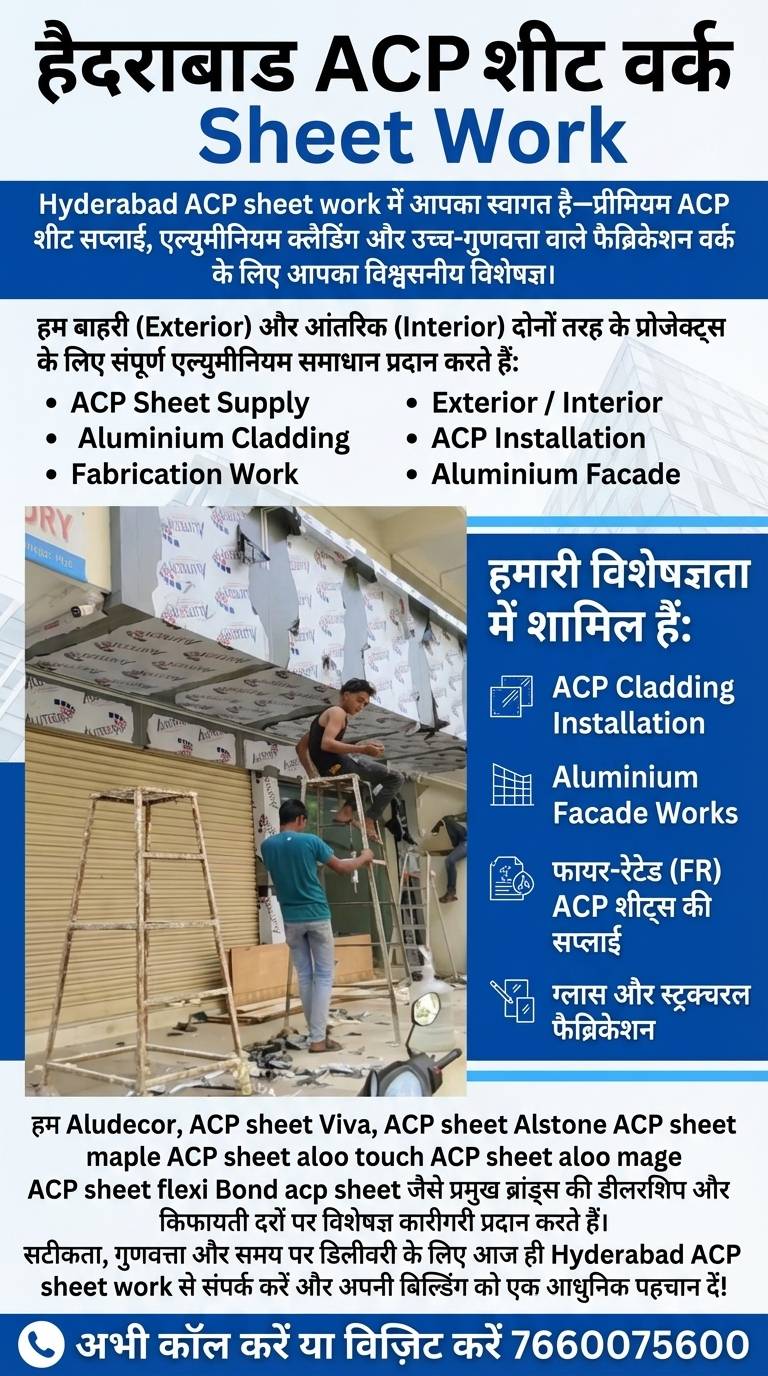 Hyderabad ACP sheet work 