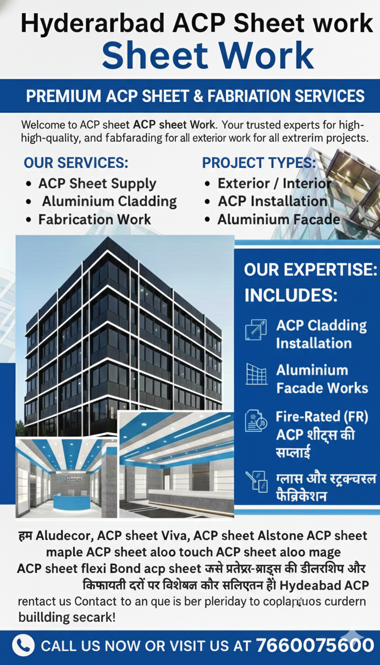 Hyderabad ACP sheet work 