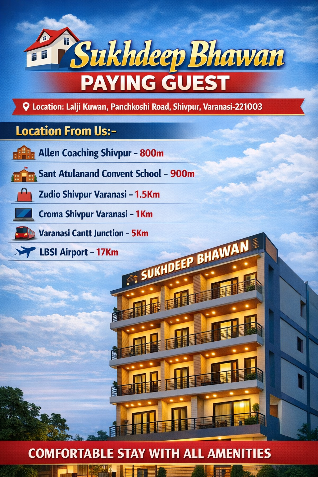 Sukhdeep Bhawan Paying Guest 