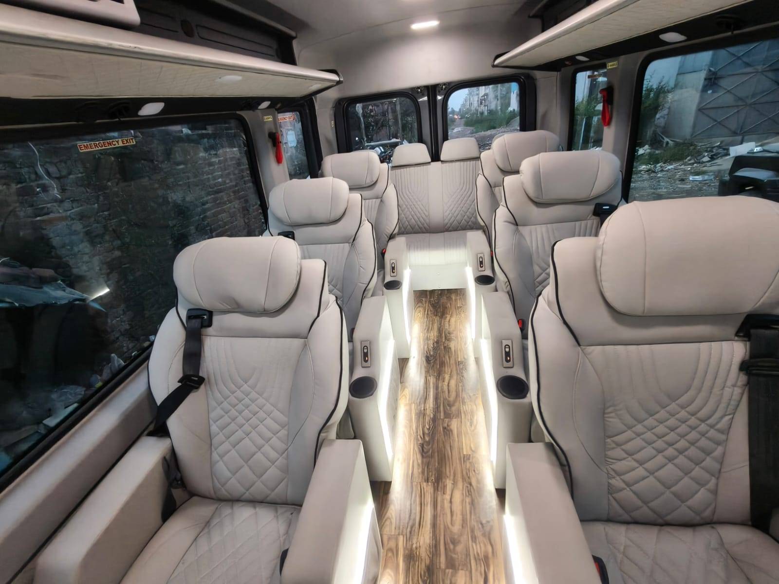 Prisha Travels 12 15 16 Seater Luxury Tempo Traveller Hire in Delhi, Tempo Traveller on Rent in Delhi, near Shubham medical, Block J, New Seemapuri, Dilshad Colony, Delhi, India