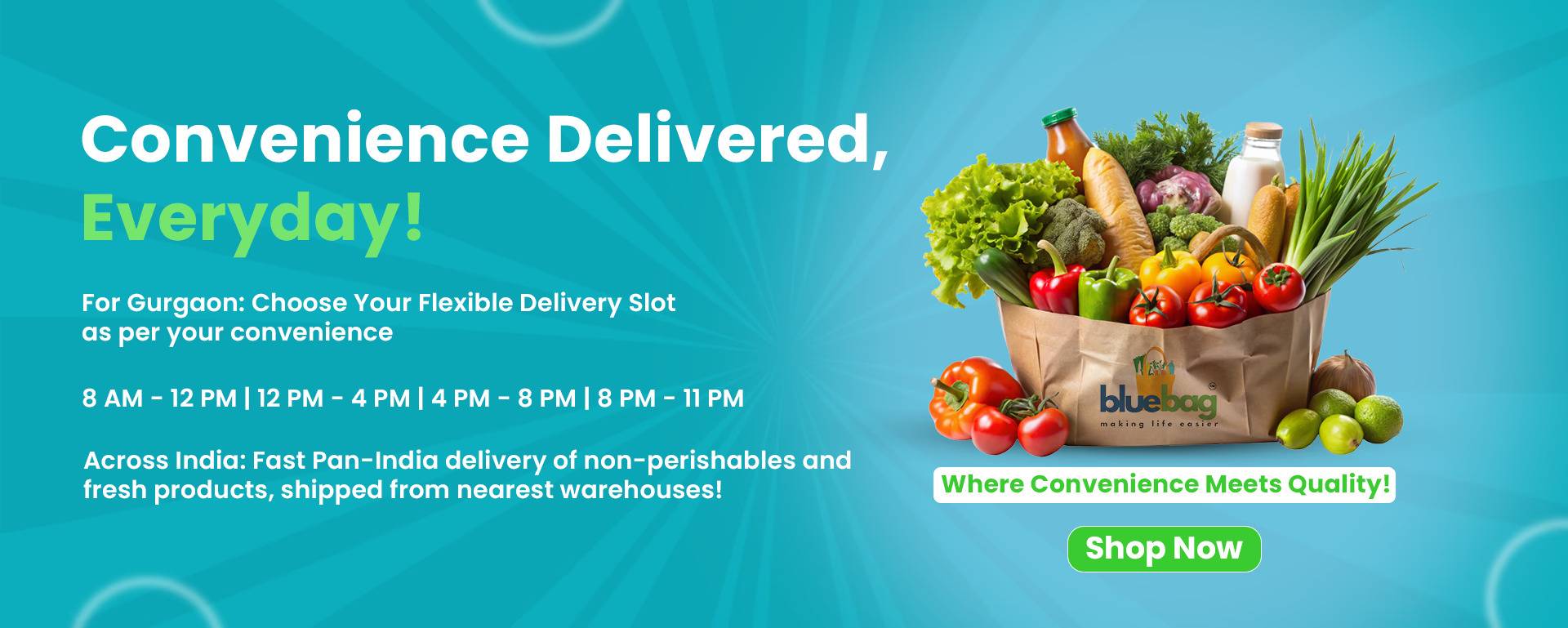 BlueBag Online Grocery Store