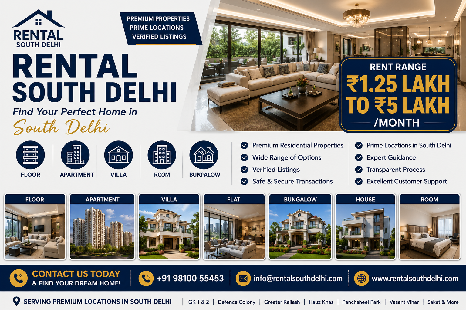 Rental South Delhi
