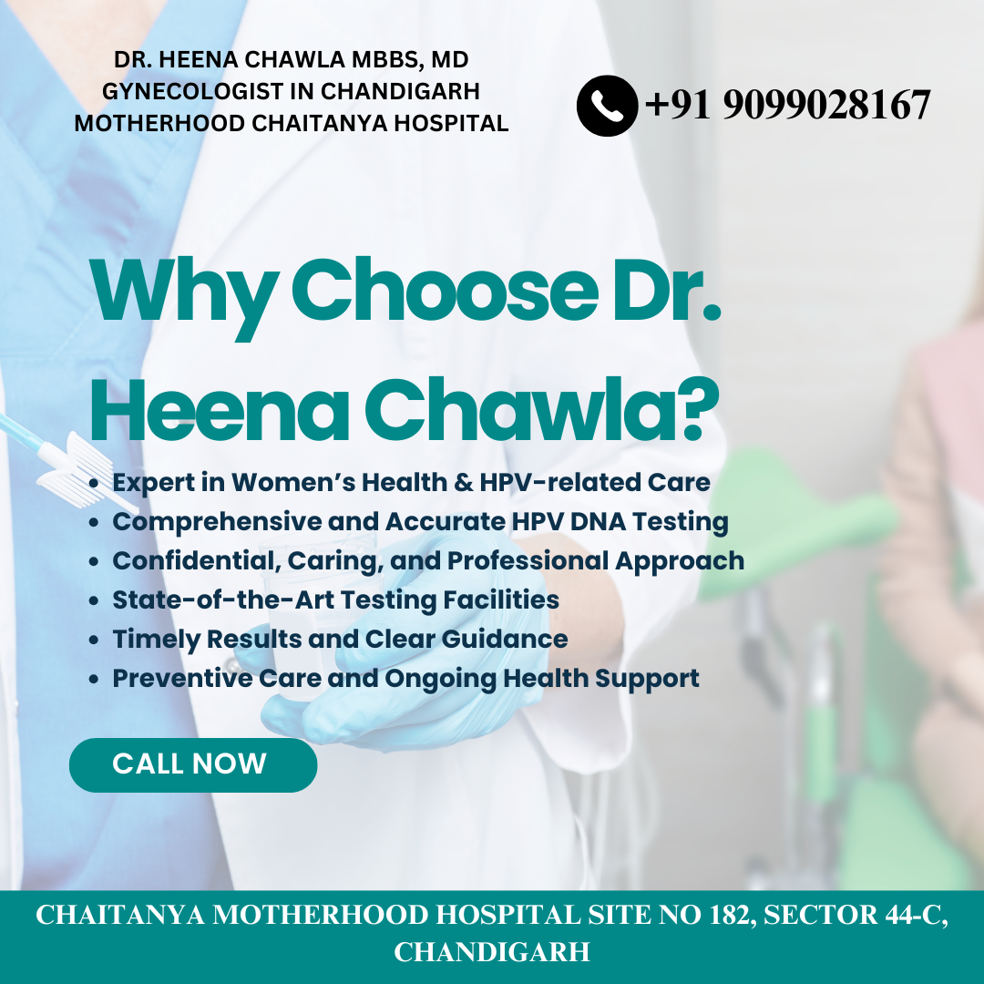Dr. Heena Chawla MBBS, MD Gynecologist in Chandigarh Motherhood Chaitanya Hospital