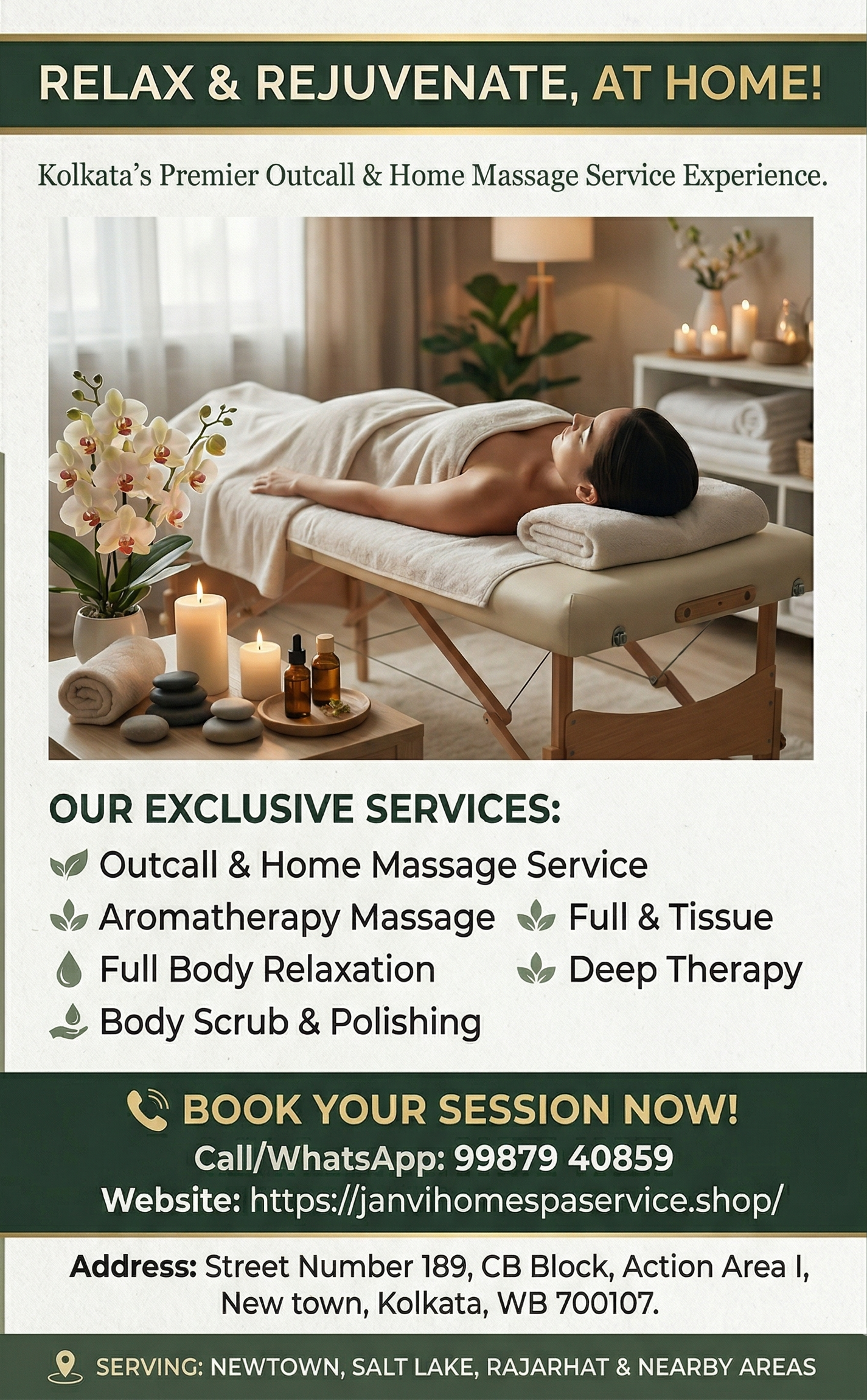 Janvi-Home Spa Service.