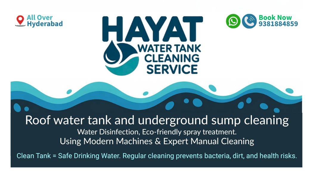 Hayat water tank cleaning service