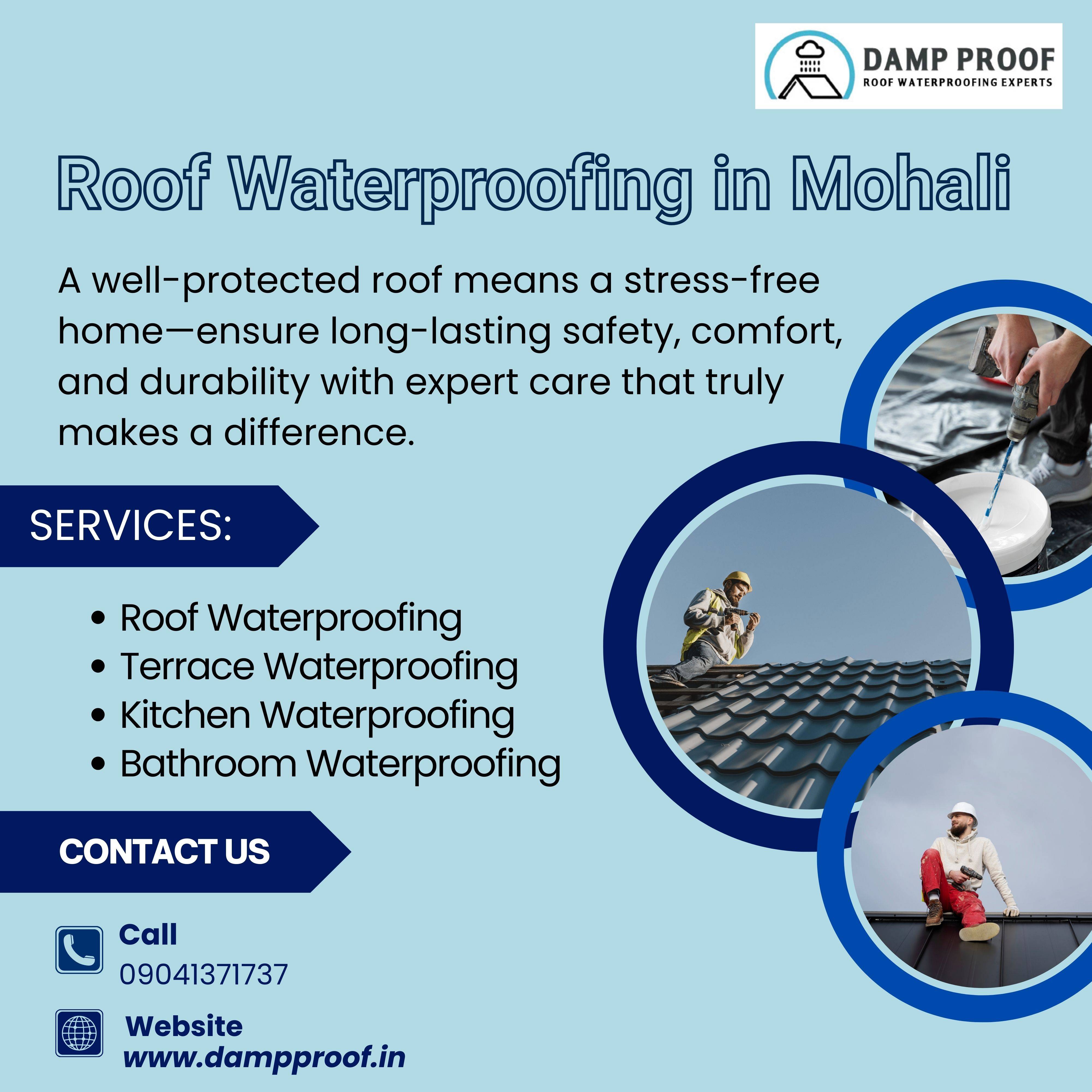 Damp Proof - Roof Waterproofing Services in Mohali