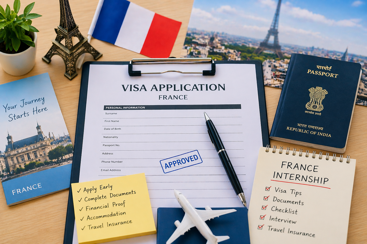 Internship in France for Indian Students 2026