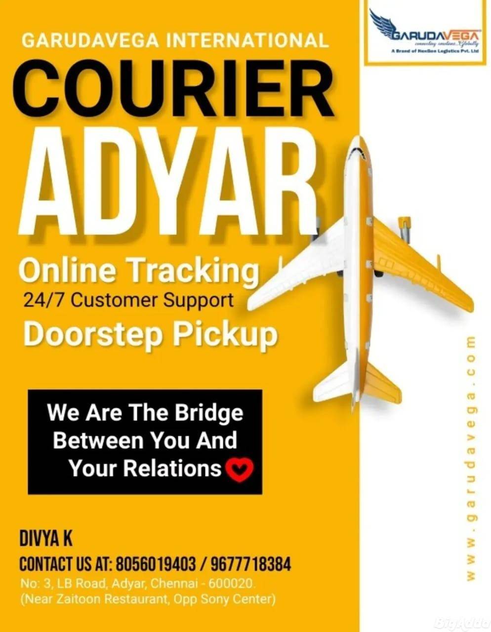 Best International Courier - GarudaVega Adyar