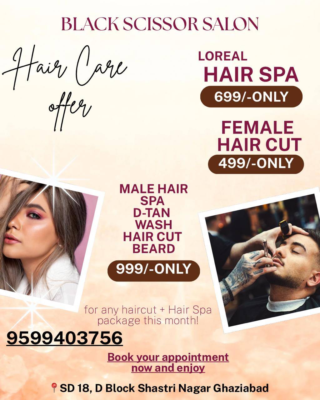 BLACK SCISSOR SALON AND ACADEMY