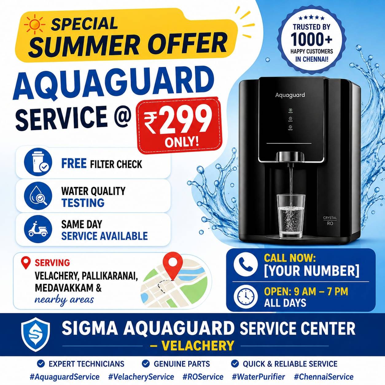 Sigma Aquaguard service center velachery