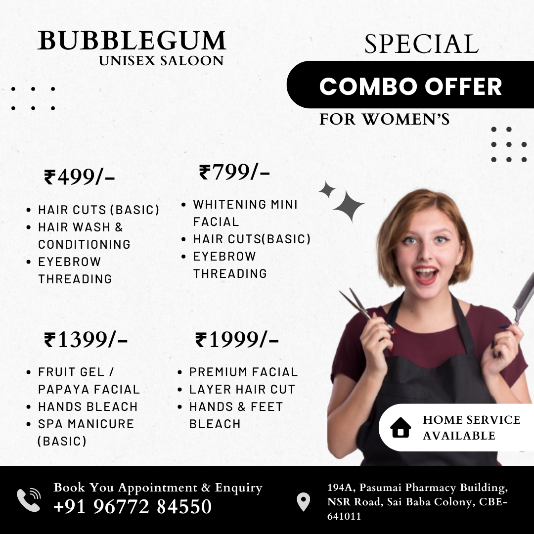 Bubblegum unisex salon