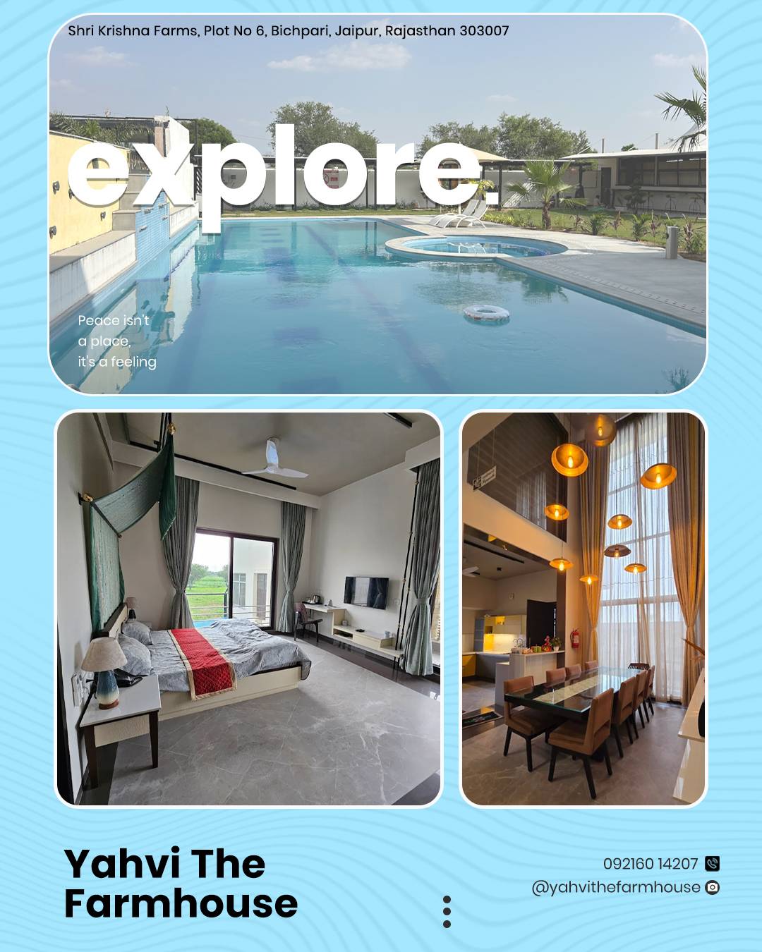 Yahvi the Farmhouse Jaipur - best farmhouse in jaipur