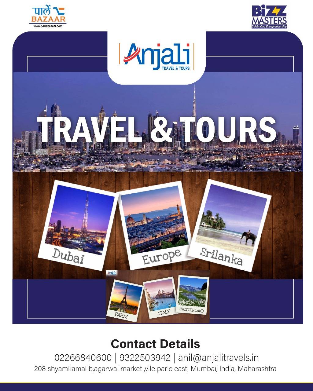 Anjali Tours & Travels - Best Travel Agency in Vile Parle, Mumbai