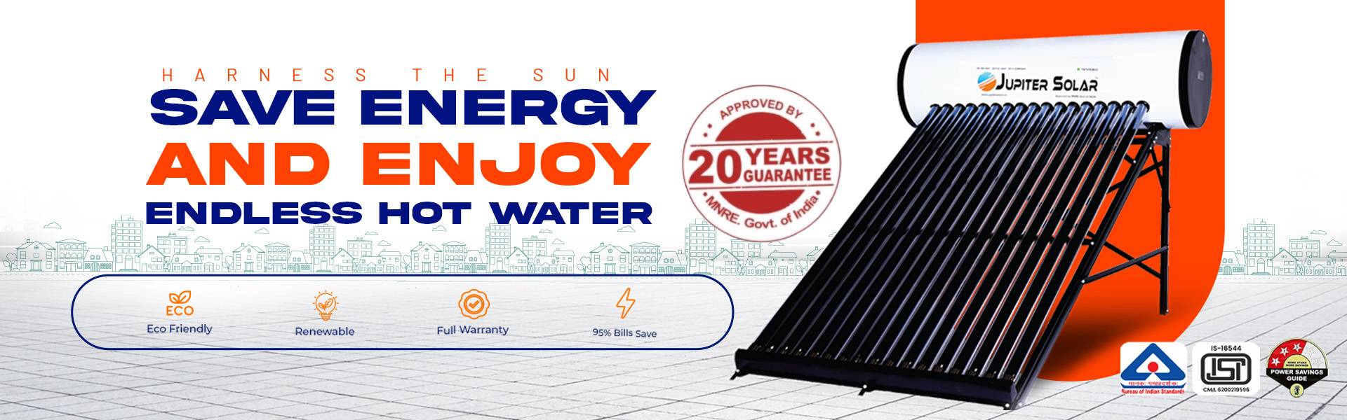 Jupiter solar Water Heater