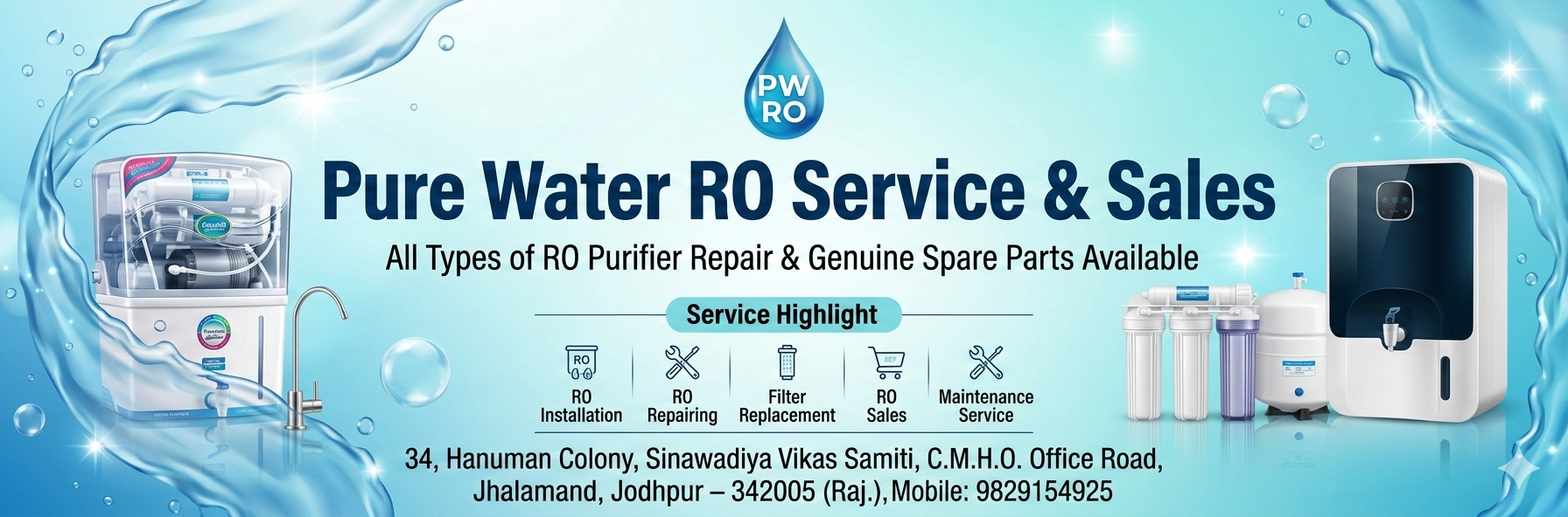 Pure Water RO Service & Sales