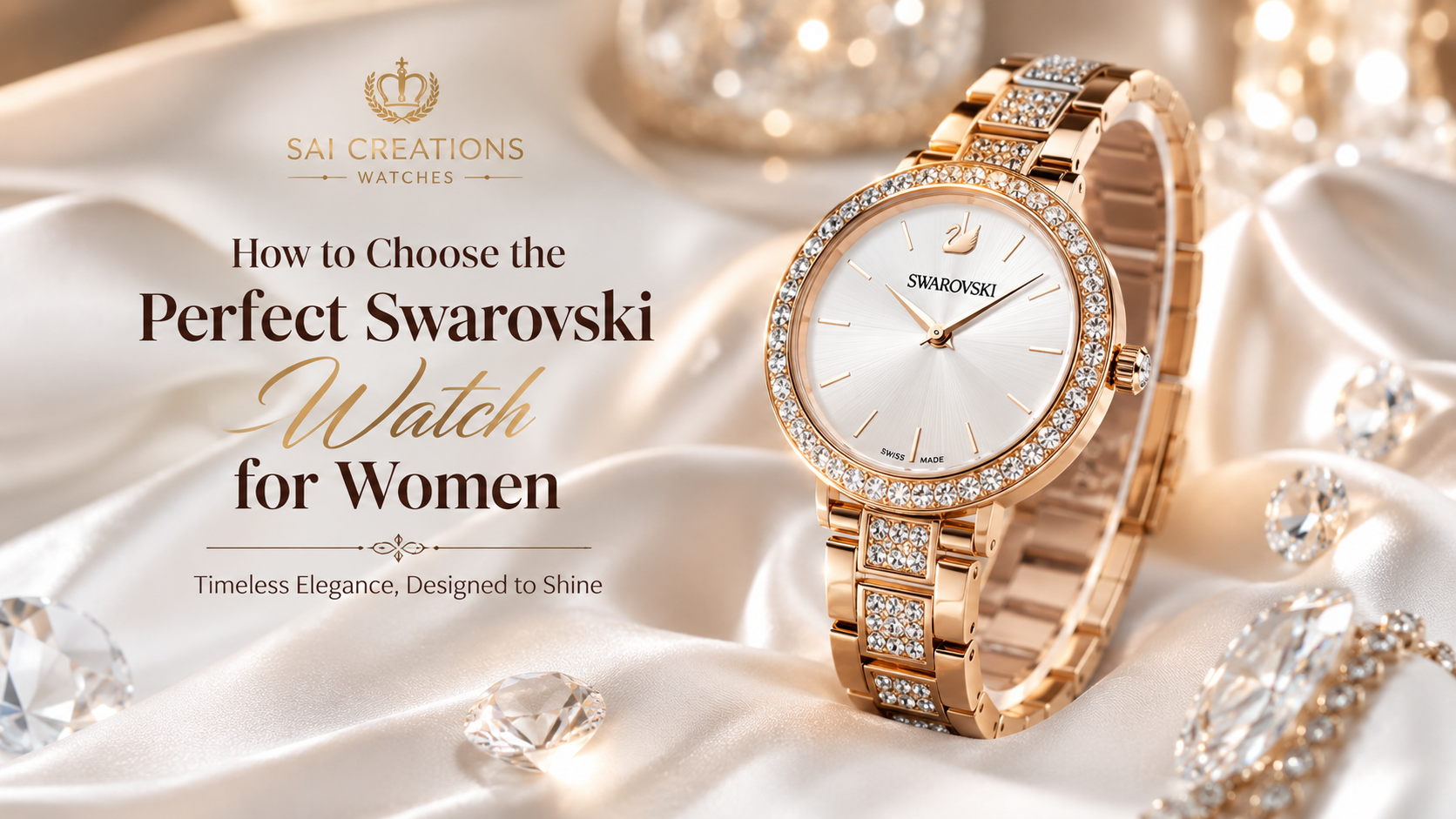 Original Swarovski Watches Online in India | Sai Creations Watches