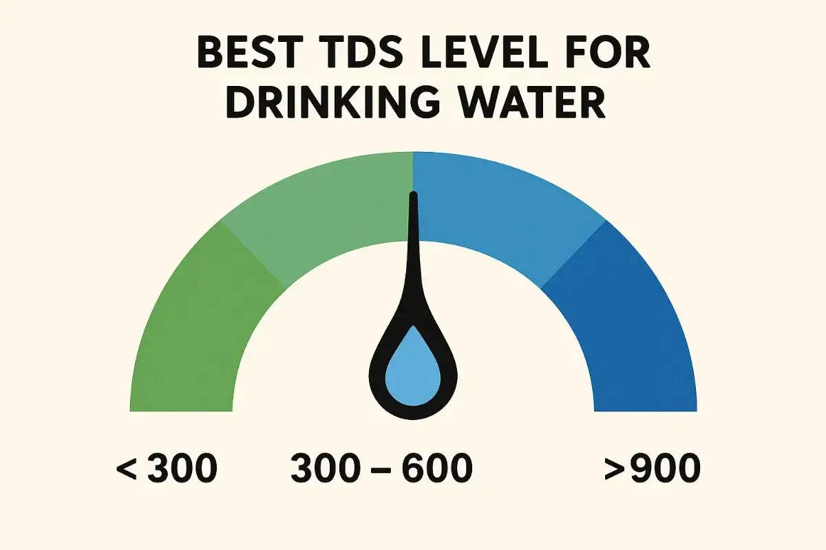 Best TDS Level for Drinking Water (2025 Guide) | Ideal TDS Range, Safety & Benefits