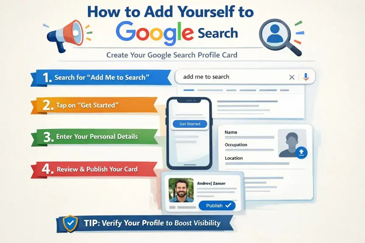 Add Me to Search in Google: Step-by-Step Guide to Create Google People Card (2026)