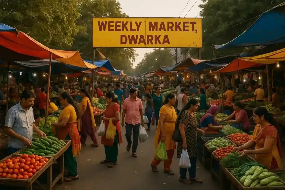 Weekly Market in Dwarka | Best Sectors, Timings & Shopping Guide