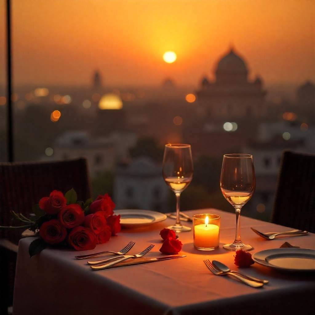Romantic Candle Light Dinner in Delhi | Best 5-Star Dinner Packages by Plumint