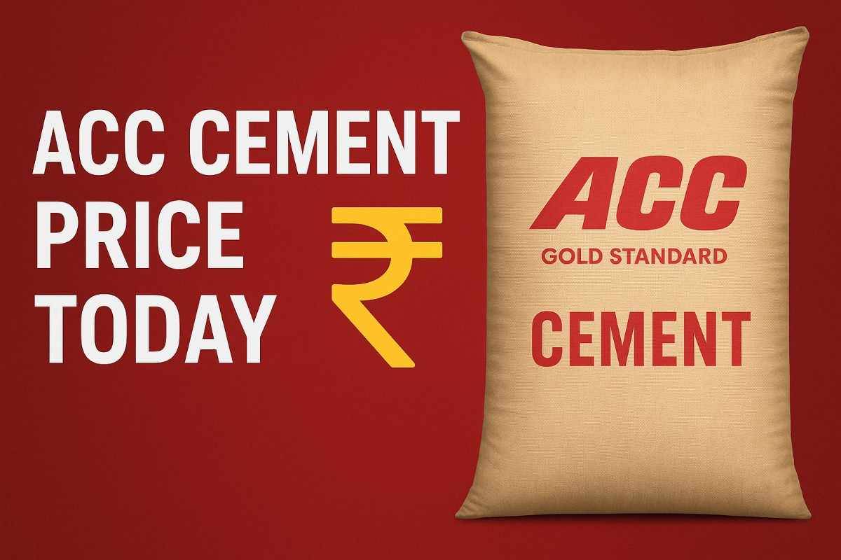 ACC Cement Price Today in Delhi | 43 Grade, 53 Grade, Suraksha & Gold Bag Price