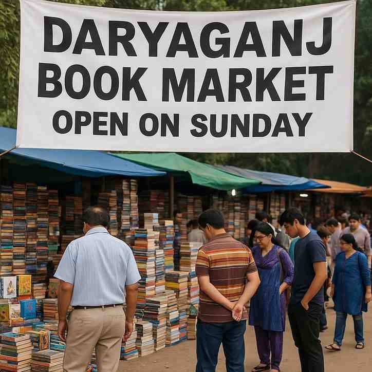 Daryaganj Book Market – Location, Timings, Metro, Prices & Visit Guide