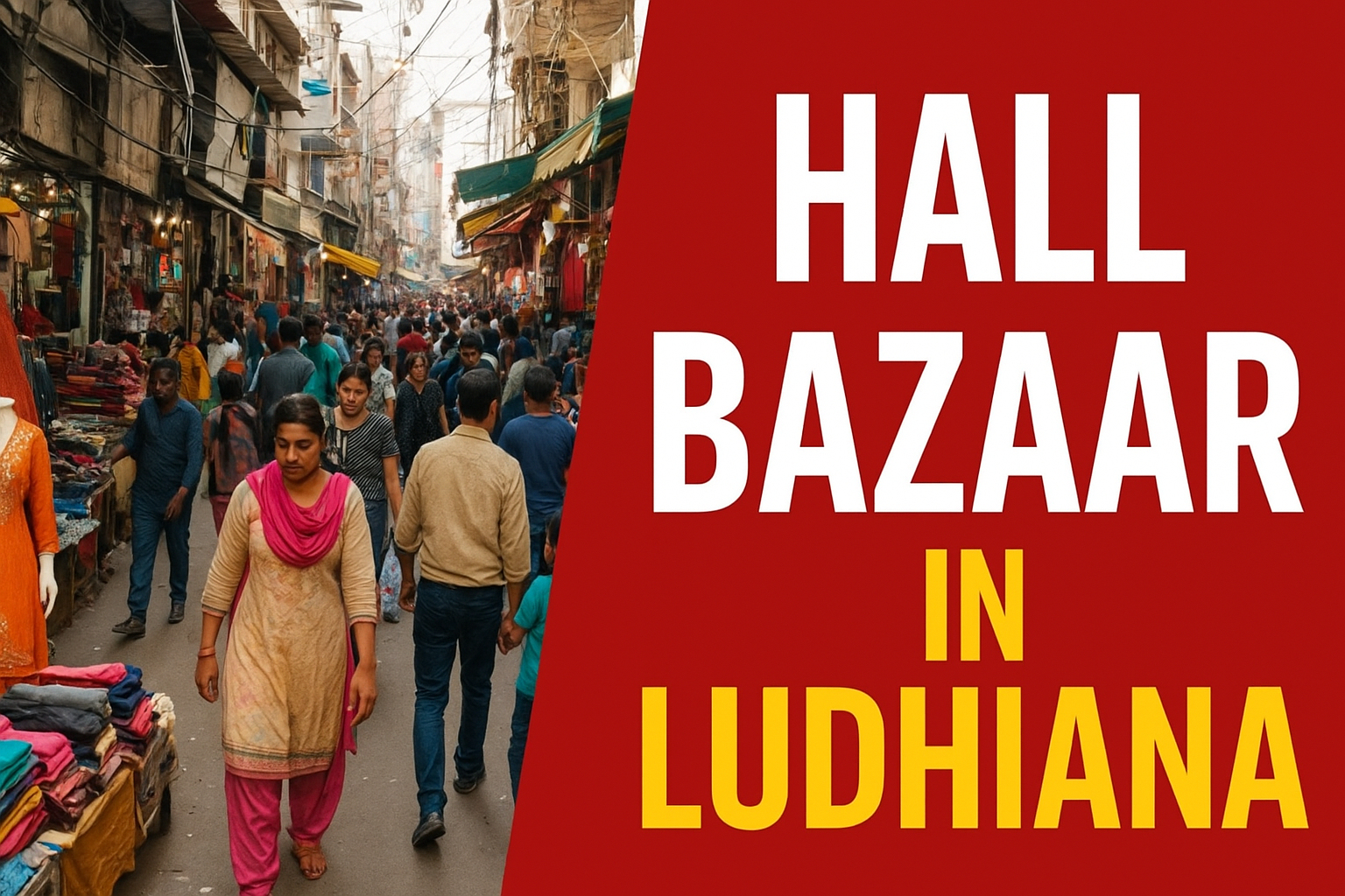 Hall Bazaar in Ludhiana | Famous Shopping Market for Clothes & Accessories