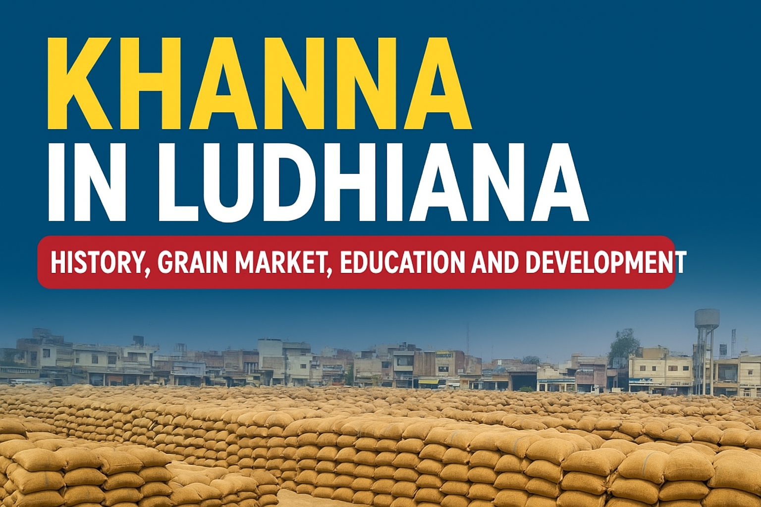 Khanna in Ludhiana | Asia’s Largest Grain Market, History & Development