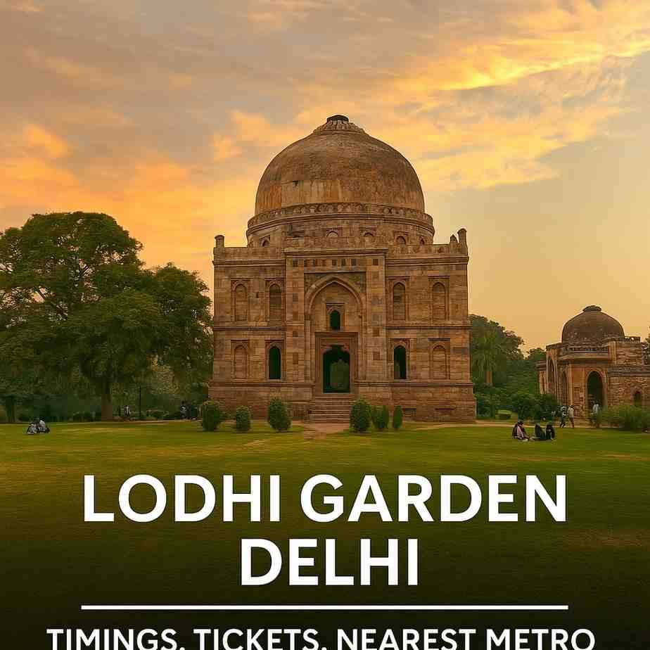 Lodhi Garden Delhi – Timings, Tickets, Nearest Metro & Complete Visitor Guide