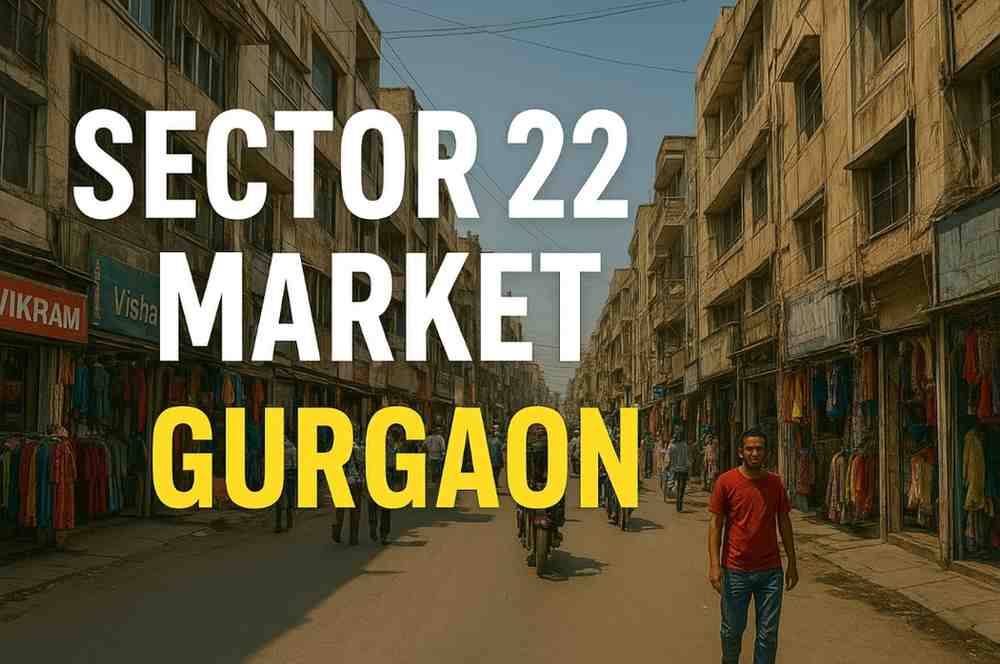 Sector 22 Market Gurgaon – Shops, Timings, Salons, PGs, Metro & Price Guide (2025)
